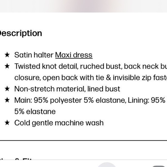 Princess Polly Rosaminta Deep Purple Halter Maxi Dress - Picture 2 of 8